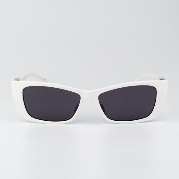 Gucci Women Sunglasses White Grey Cat Eye GG1681S 006 BRAND NEW - Picture 7 of 9